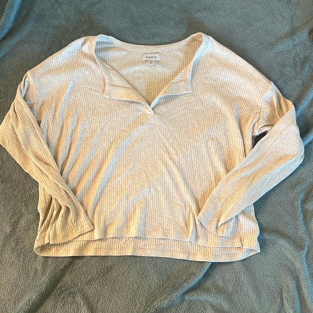 EVEREVE Notch collar top
